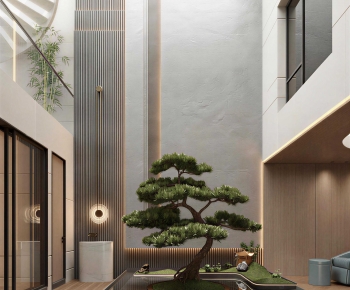 Modern Courtyard/landscape-ID:496697905