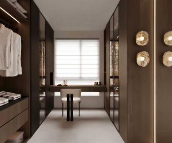 Modern Clothes Storage Area-ID:444104914