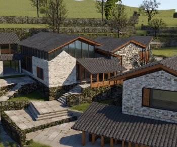 New Chinese Style Appearance Of Commercial Building-ID:674088954