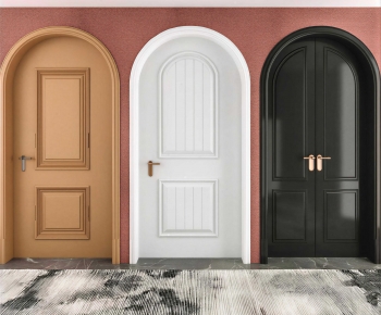 French Style Single Door-ID:487649411