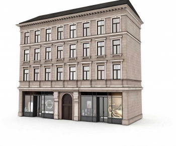 European Style Appearance Of Commercial Building-ID:744952927