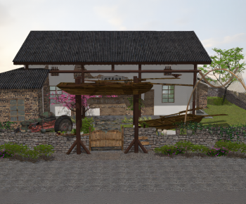 New Chinese Style Appearance Of Commercial Building-ID:753680948