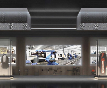 Modern Exhibition Hall-ID:432393071