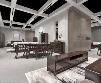 New Chinese Style Exhibition Hall-ID:441592934