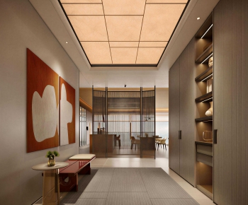 New Chinese Style Hallway-ID:544204009