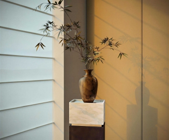 Wabi-sabi Style Aquatic Green Plant-ID:315226084