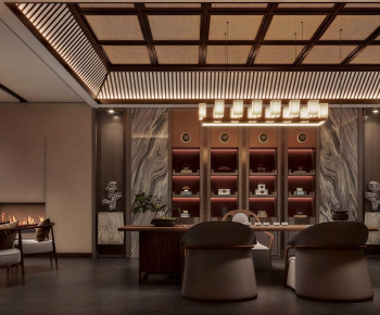 New Chinese Style Teahouse Tea House-ID:787560984