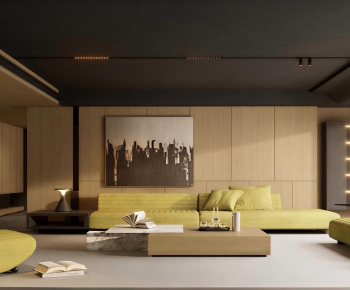 Modern A Living Room-ID:495855094