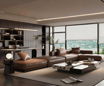 Modern A Living Room-ID:446170091