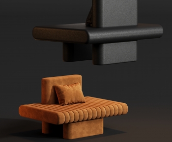 Modern Single Sofa-ID:835550077