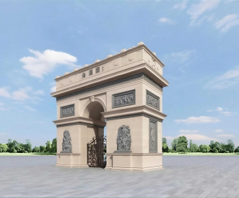 French Style Facade Element-ID:929364921