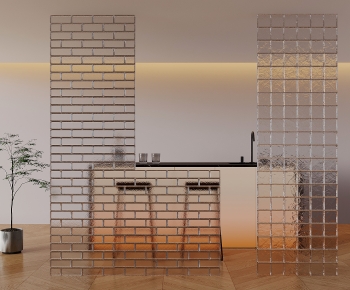 Modern Glass Screen Partition-ID:936094053