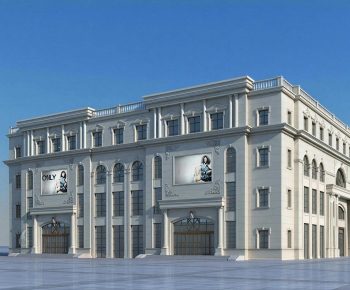 New Classical Style Appearance Of Commercial Building-ID:106389591