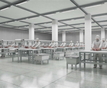 Modern Factory Floor/warehouse-ID:476100496