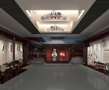 New Chinese Style Exhibition Hall-ID:706162933