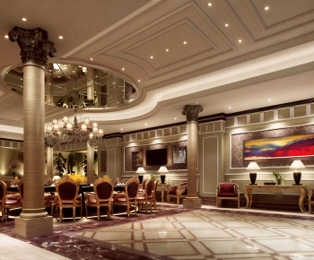 New Classical Style Lobby Hall-ID:732800967