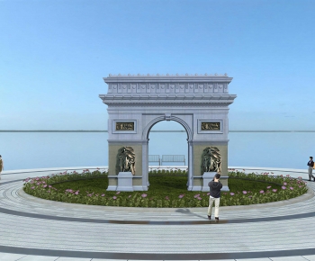 European Style Sculpture Sketch-ID:432991981