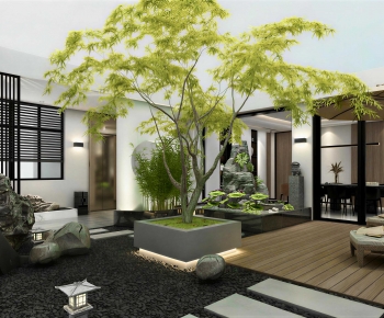 New Chinese Style Courtyard/landscape-ID:794253112