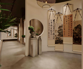 New Chinese Style Exhibition Hall-ID:313802001