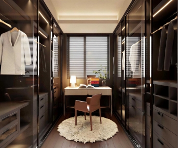 Modern Clothes Storage Area-ID:877135994