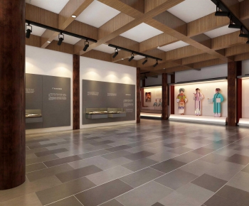 New Chinese Style Exhibition Hall-ID:897598033