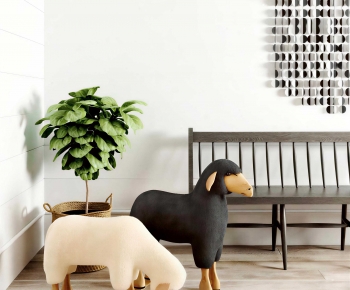 Nordic Style Small Stool-ID:629612928