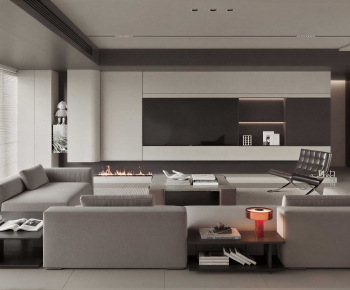 Modern A Living Room-ID:405884988