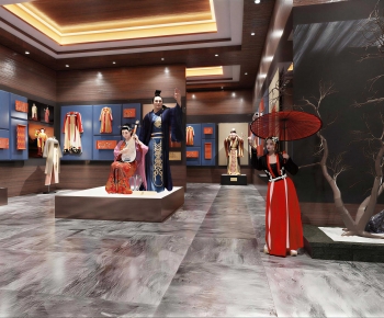 New Chinese Style Exhibition Hall-ID:543359047