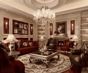European Style A Living Room-ID:789550078