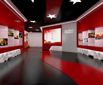 Modern Exhibition Hall-ID:194104918