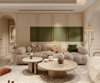 French Style A Living Room-ID:229305988