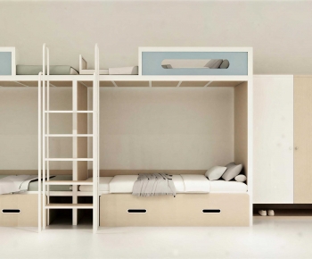 Modern Bunk Bed-ID:776900056