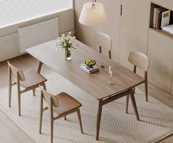 Modern Dining Table And Chairs-ID:669843913