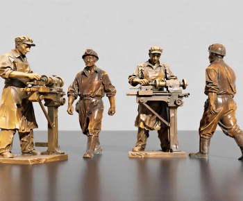 Industrial Style Sculpture Sketch-ID:583410021