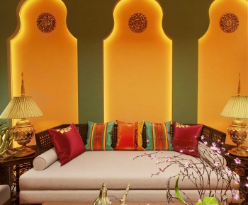 Southeast Asian Style Multi Person Sofa-ID:609762914