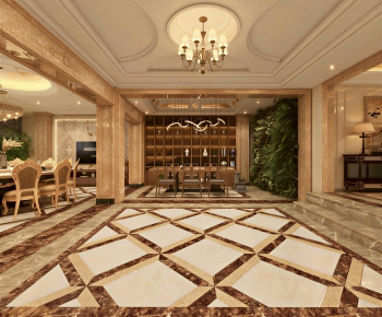 European Style A Living Room-ID:257925035