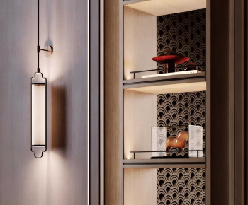 New Chinese Style Wall Lamp-ID:878822092