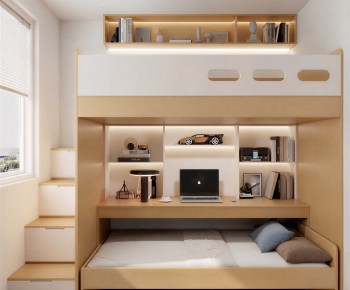 Modern Bunk Bed-ID:357805971