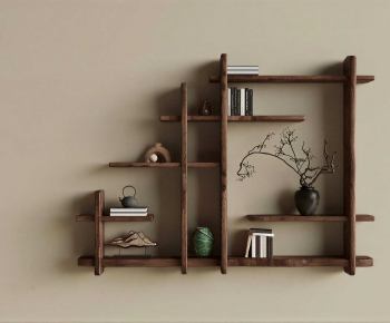 Wabi-sabi Style Shelving-ID:863925939