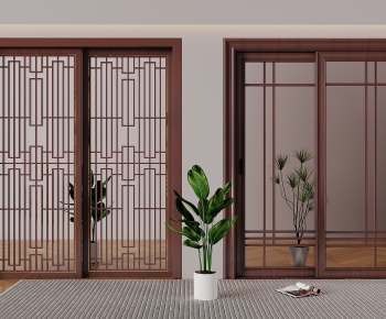 New Chinese Style Sliding Door-ID:247271167