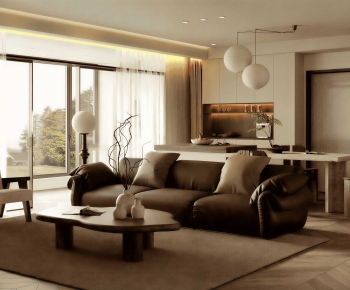 Wabi-sabi Style A Living Room-ID:175160889