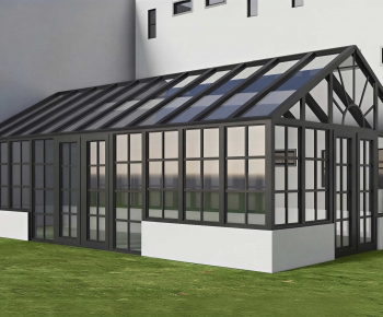 Modern Glass Sunshine Room-ID:601398976