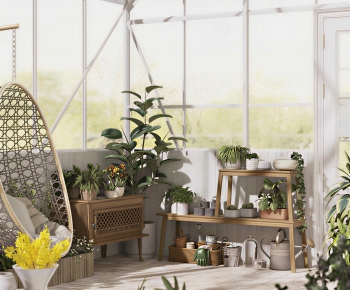 Modern Glass Sunshine Room-ID:715048072