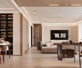 Modern A Living Room-ID:417437082