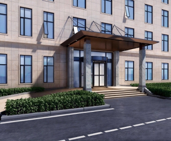 New Chinese Style Facade Element-ID:661869092