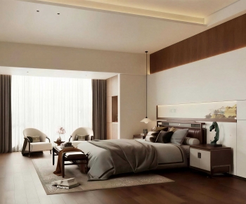 New Chinese Style Bedroom-ID:771858935