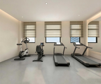Modern Home Fitness Room-ID:312928924