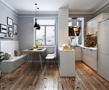Nordic Style Dining Room-ID:975846058