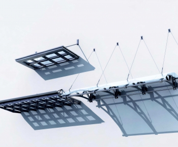 Modern Sunshade/Canopy/Tensioning Film-ID:413235904