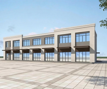 Modern Appearance Of Commercial Building-ID:890928986